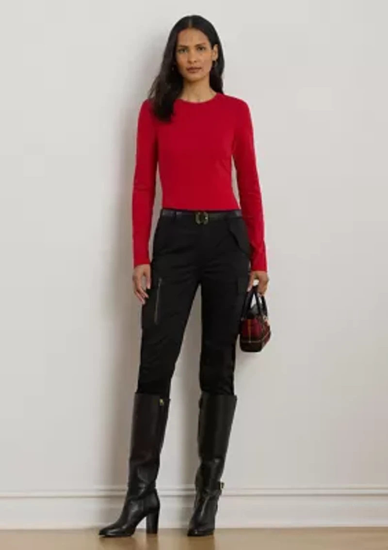 Petite Cotton Long-Sleeve Shirt