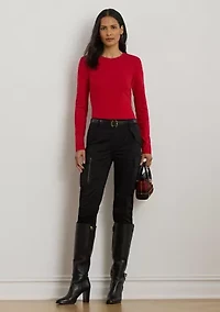 Petite Cotton Long-Sleeve Shirt