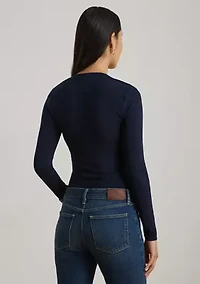 Women's Stretch Jersey Square-Neck Top