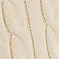 Women's Cable-Knit Cotton Cricket Sweater