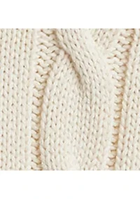 Women's Cable-Knit Cotton Cricket Sweater