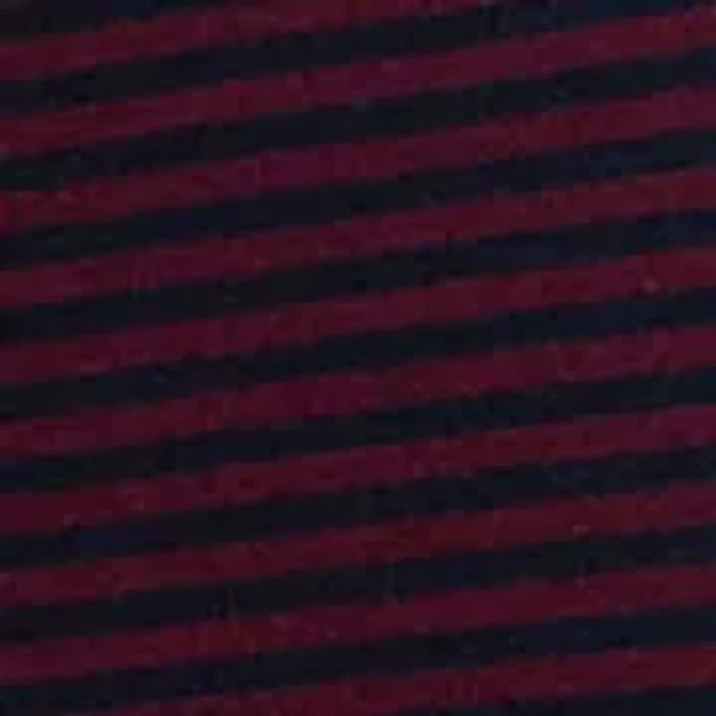 Women's Striped Stretch Cotton Crewneck T-Shirt