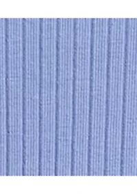 Women's Rib-Knit Long-Sleeve Scoop Neck T-Shirt