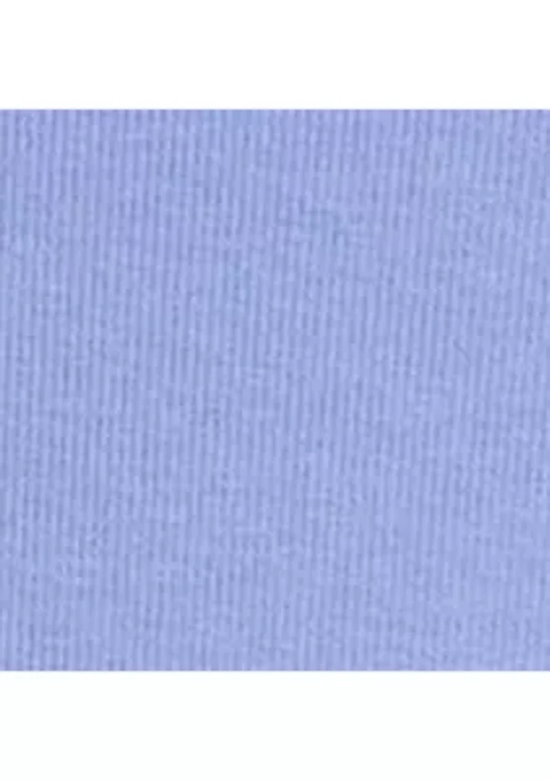 Plus Stretch Cotton Boat Neck T-Shirt