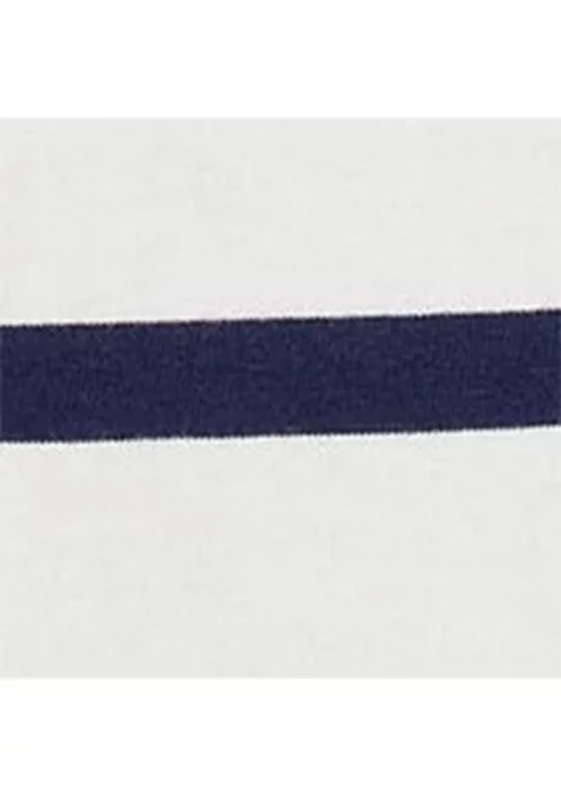 Women's Striped Beaded-Logo Cotton Jersey T-Shirt