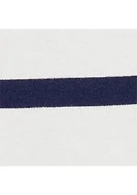 Women's Striped Beaded-Logo Cotton Jersey T-Shirt