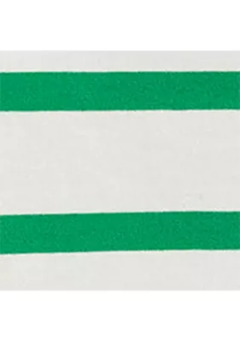 Women's Striped Beaded-Logo Cotton Jersey T-Shirt