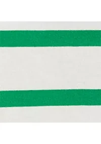 Women's Striped Beaded-Logo Cotton Jersey T-Shirt