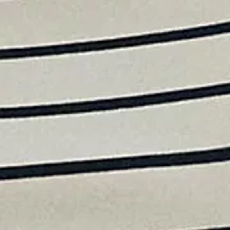 Plus Striped Stretch Cotton Boat Neck T-Shirt