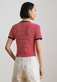 Striped Stretch Cotton Shirt