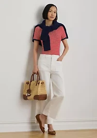 Striped Stretch Cotton Shirt