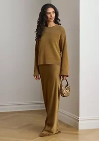Women's Satin Charmeuse Maxi Skirt