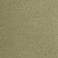Rib-Knit Elbow-Sleeve Collared Top