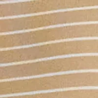 Striped Stretch Cotton Boatneck Shirt