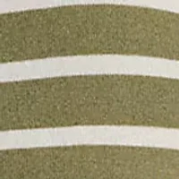 Striped Short-Sleeve Sweater