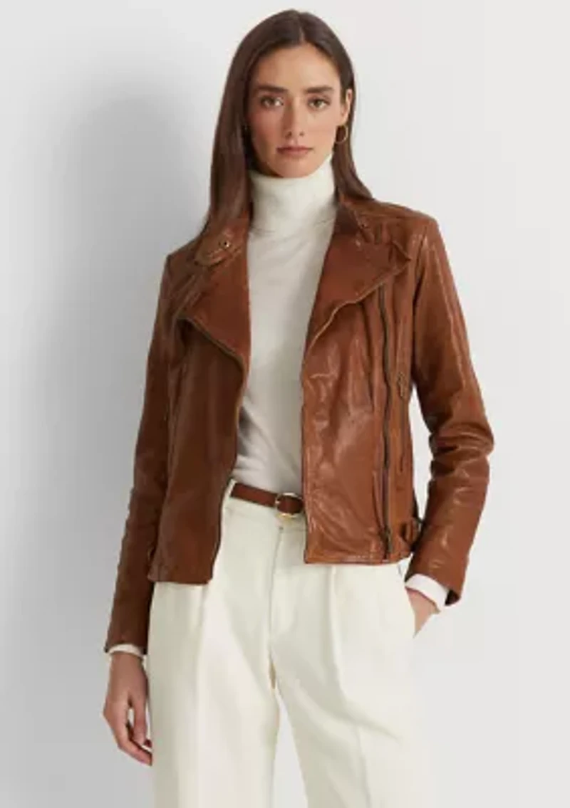 Leather Moto Jacket
