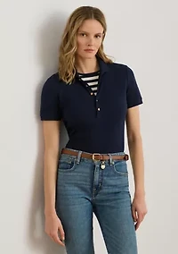 Stretch Piqué Polo Shirt