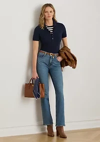 Stretch Piqué Polo Shirt