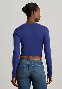 Women's Stretch Cotton Long-Sleeve T-Shirt