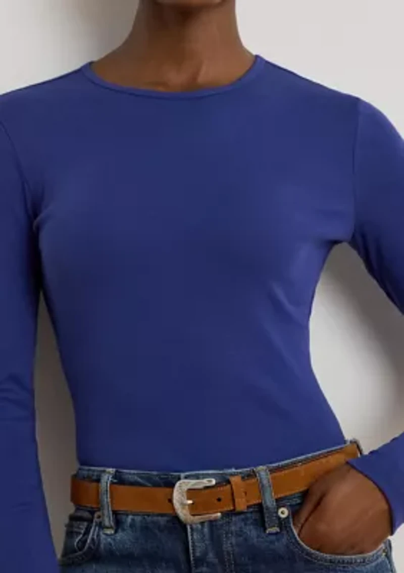 Women's Stretch Cotton Long-Sleeve T-Shirt