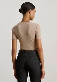 Women's Stretch Cotton Crewneck Tee