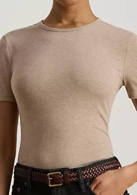Women's Stretch Cotton Crewneck Tee