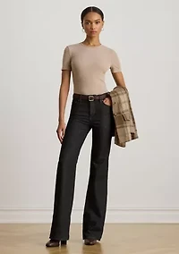 Women's Stretch Cotton Crewneck Tee