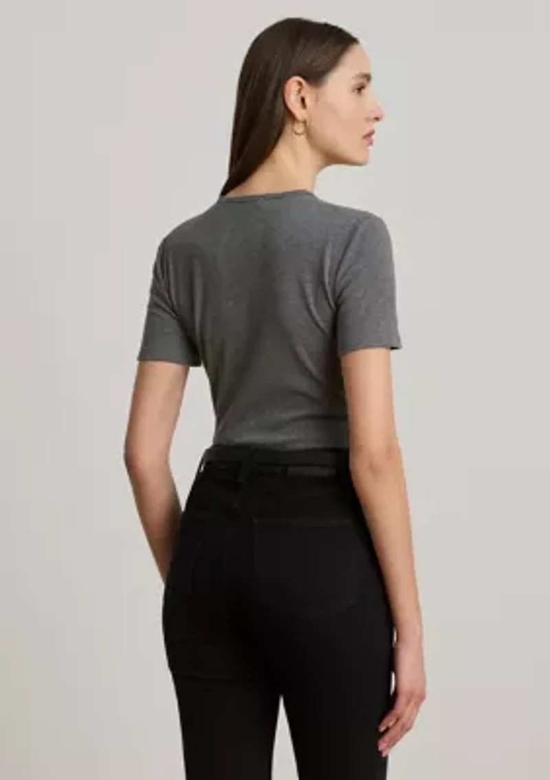 Women's Stretch Cotton Crewneck T-Shirt