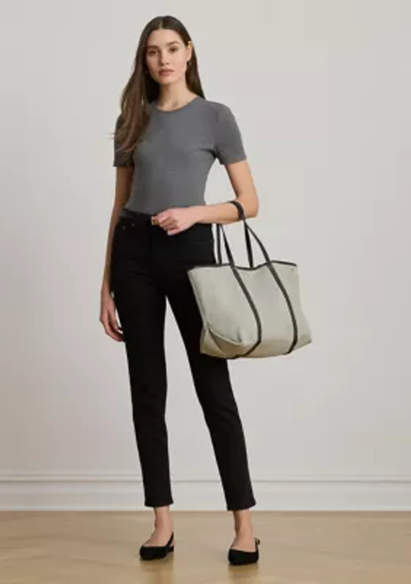 Women's Stretch Cotton Crewneck T-Shirt