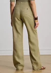 Linen Wide-Leg Pant