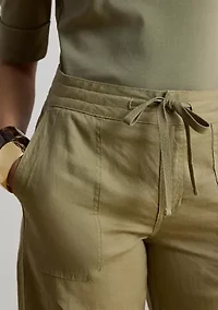 Linen Wide-Leg Pant