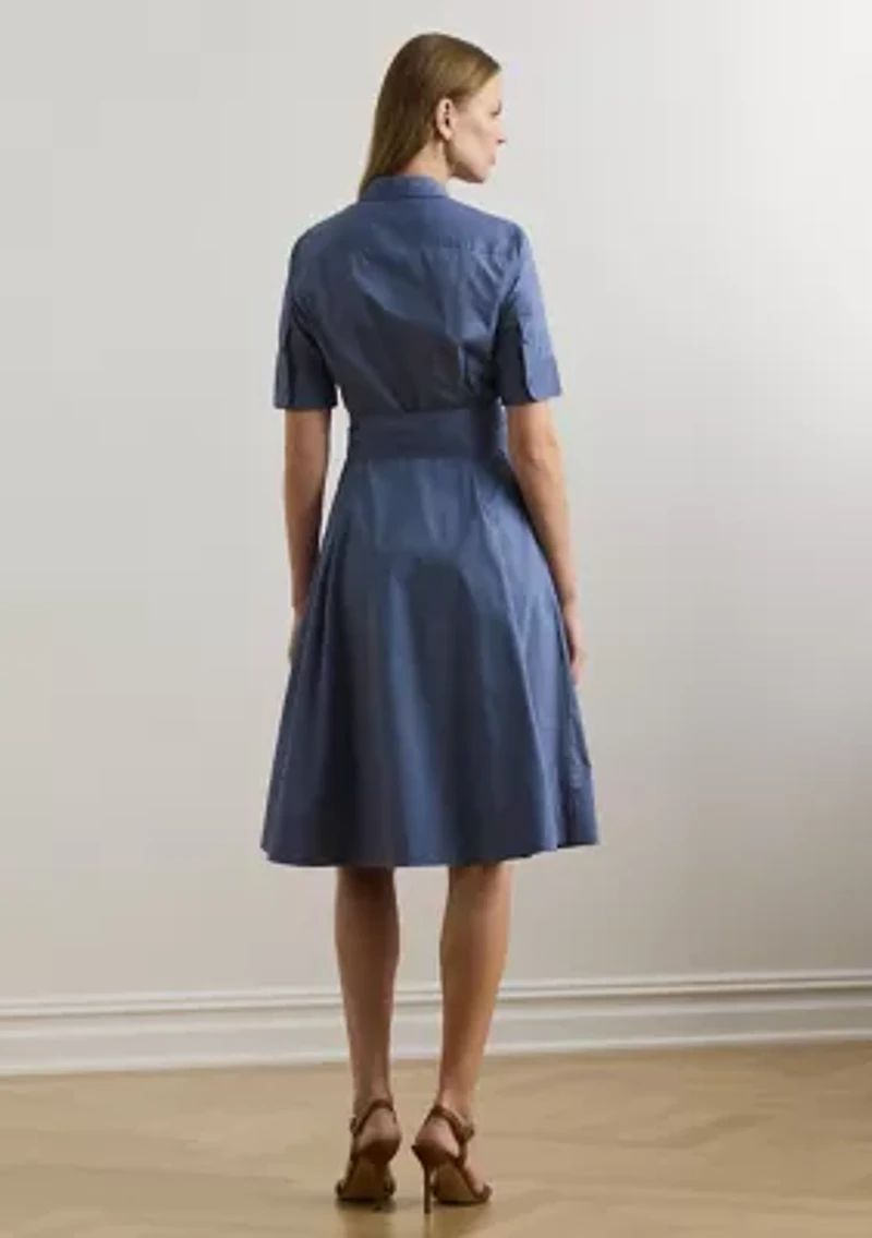 Women's Cotton-Blend Shirtdress