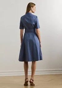 Women's Cotton-Blend Shirtdress