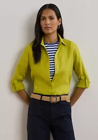Relaxed Fit Linen Shirt