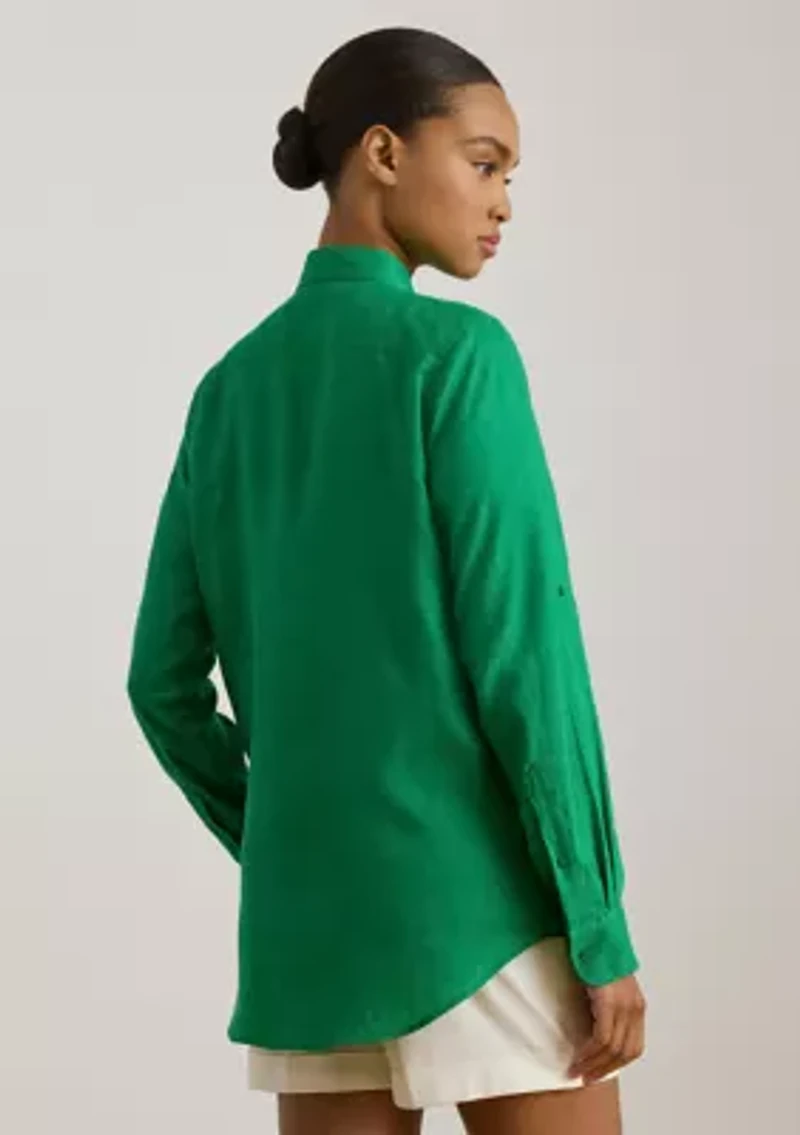 Relaxed Fit Linen Shirt
