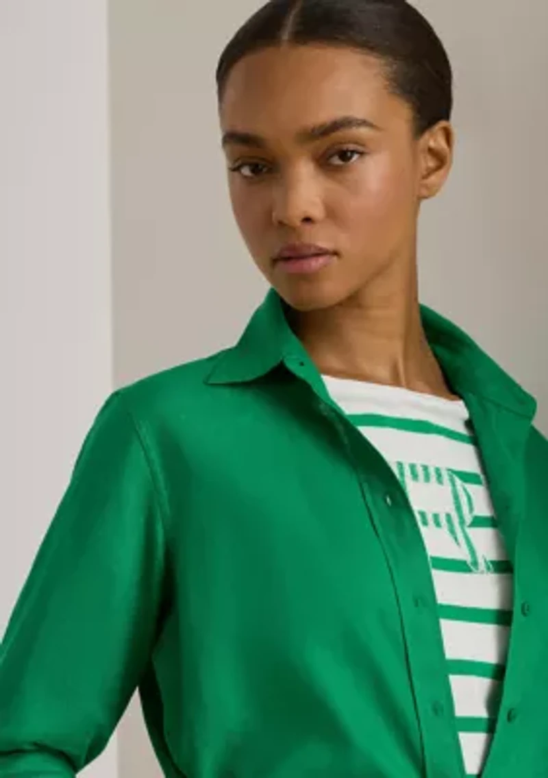 Relaxed Fit Linen Shirt