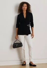 Buckled Cotton Cardigan