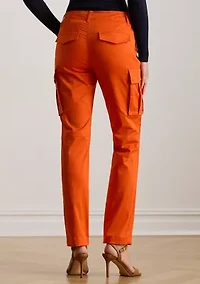 Women's Cotton Sateen Cargo Pants