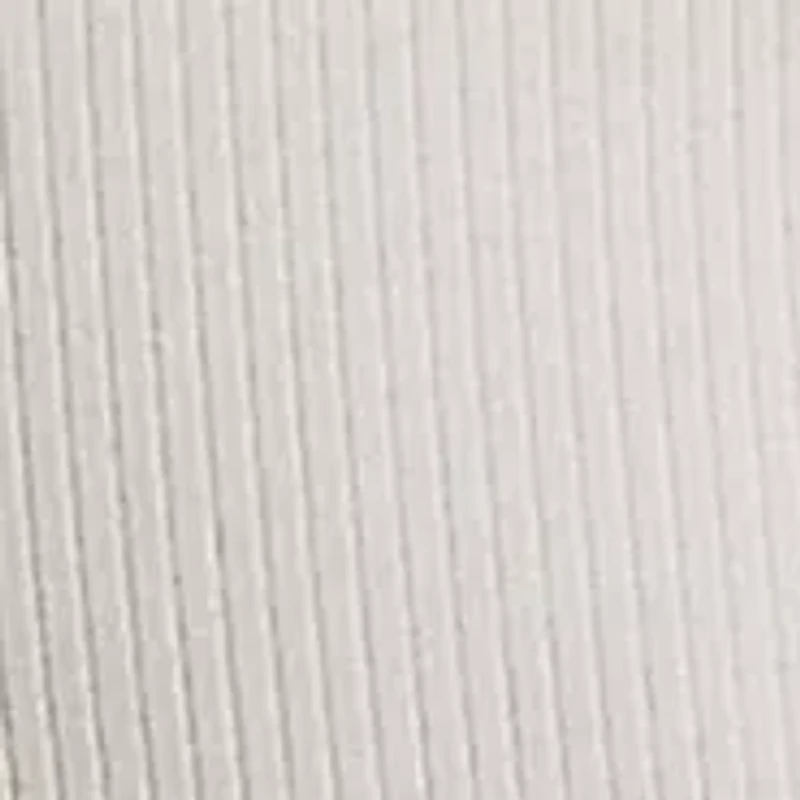 Cotton Blend Rib Knit Puff Sleeve T-Shirt