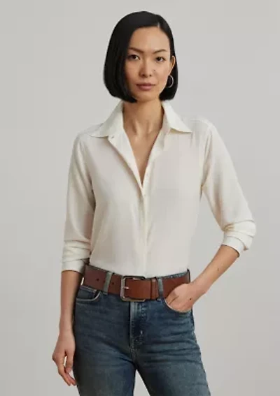Classic Fit Crepe Shirt
