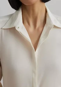 Classic Fit Crepe Shirt