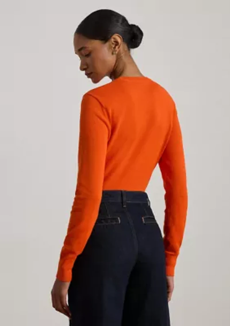 Women's Cotton-Blend Sweater