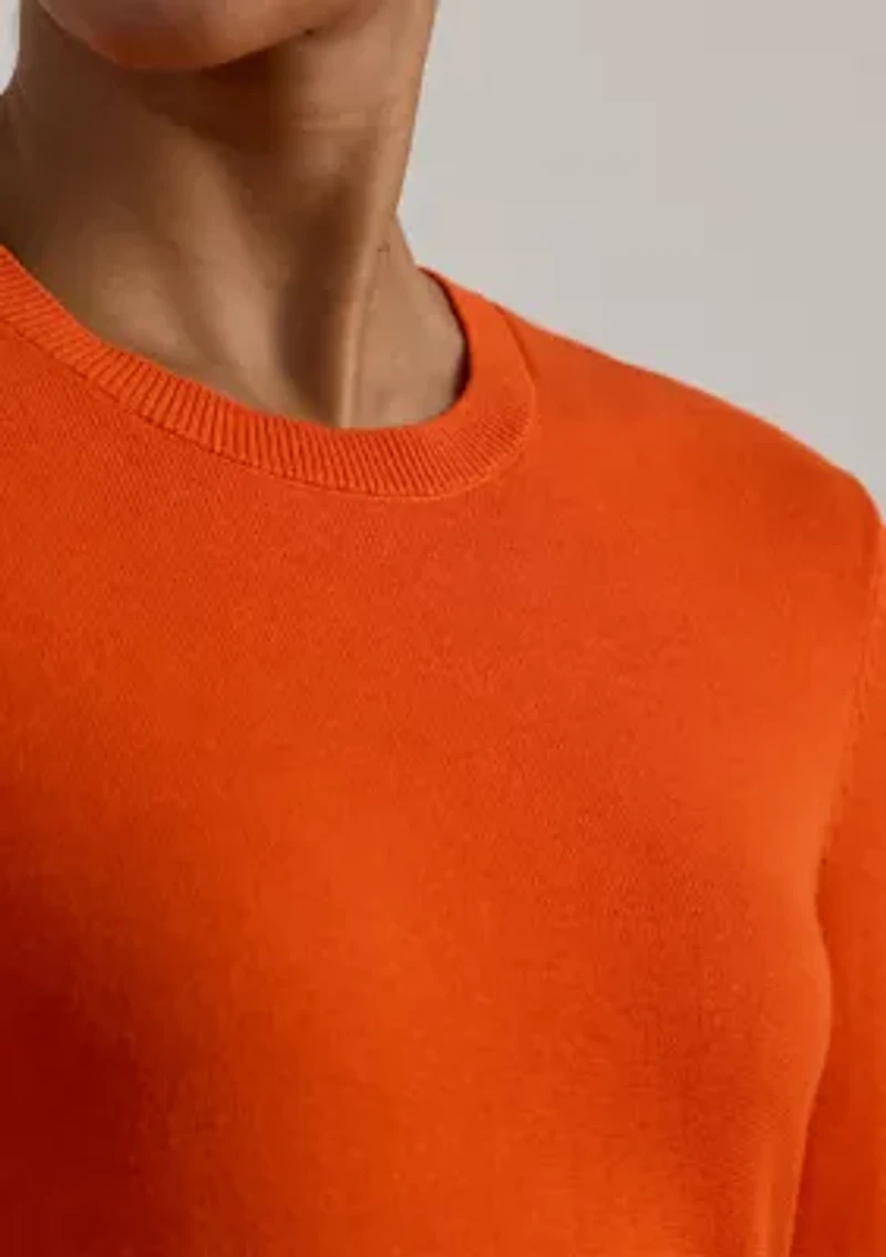 Women's Cotton-Blend Sweater