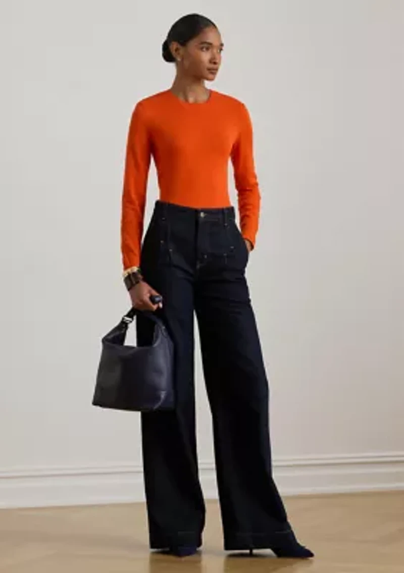 Women's Cotton-Blend Sweater