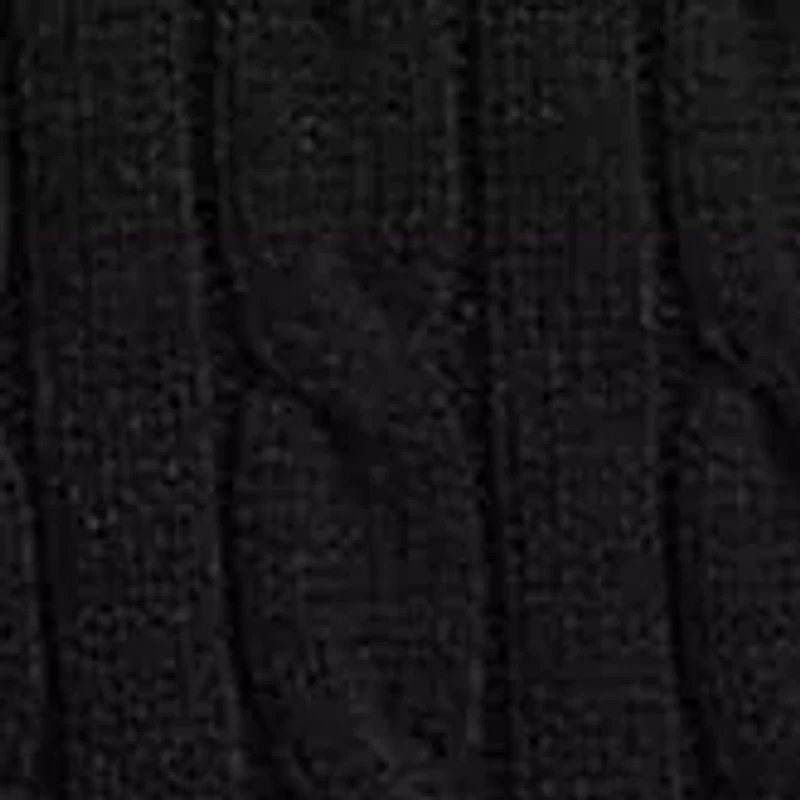 Cable Knit Cotton Polo Sweater