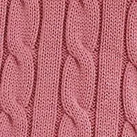 Cable Knit Cotton Polo Sweater