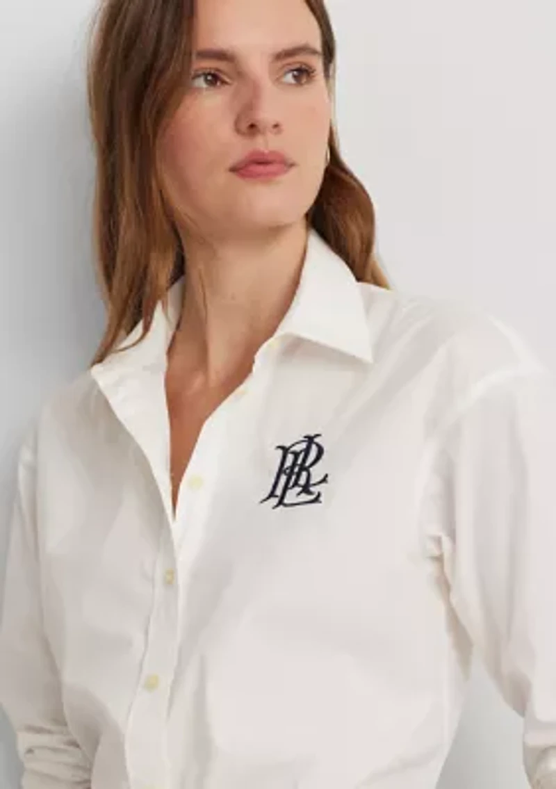 Relaxed Fit Stretch Cotton Shirt