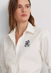 Relaxed Fit Stretch Cotton Shirt