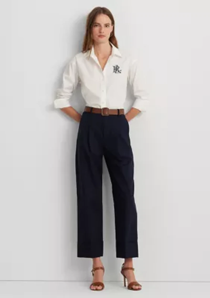 Relaxed Fit Stretch Cotton Shirt
