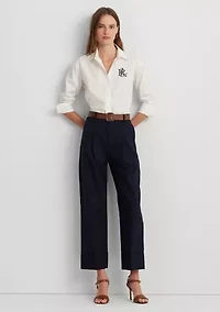 Relaxed Fit Stretch Cotton Shirt